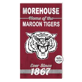 Jardine - Morehouse Tigers 11'' x 20'' Home Of The Sign - Maroon