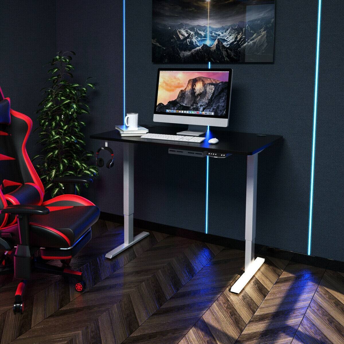 Alt View 8. Ecooso - 48 x 24 Inch Desk Tabletop, Universal Work Surface for Standing Desk or Standard Frame - Black.