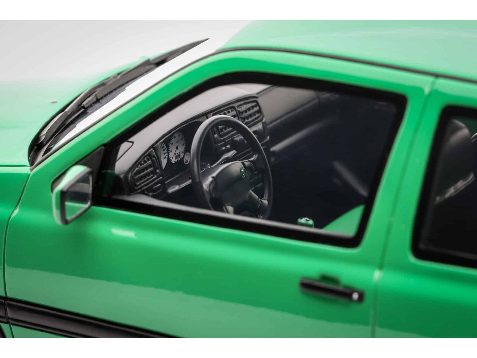 Alt View 1. Otto Mobile - 1995 Volkswagen Golf III GTI Salsa Green 1/18 Model Car by Otto Mobile.