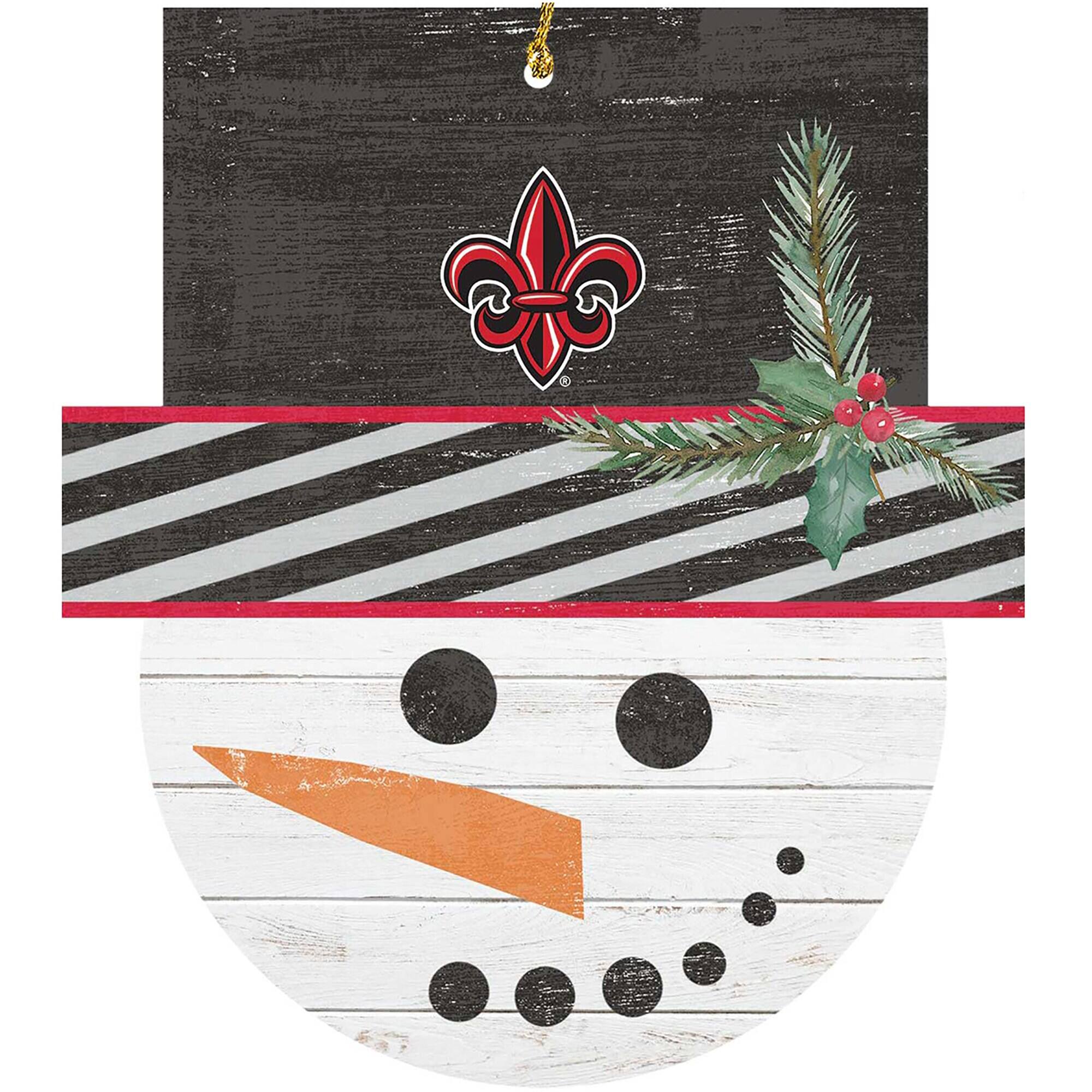 Alt View 3. Jardine - Louisiana Ragin' Cajuns Ornament Bundle - White.