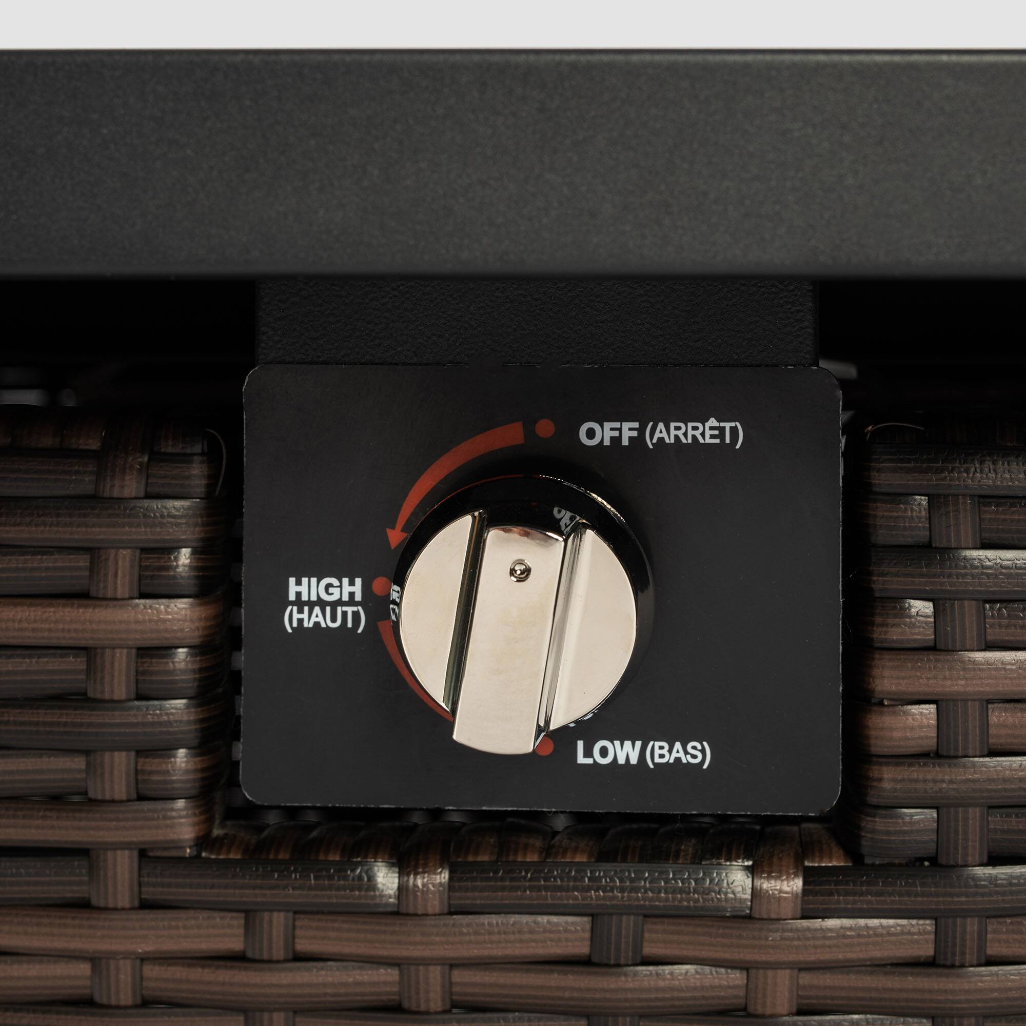 OFF (ARRÊT)  
HIGH (HAUT)  
LOW (BAS)