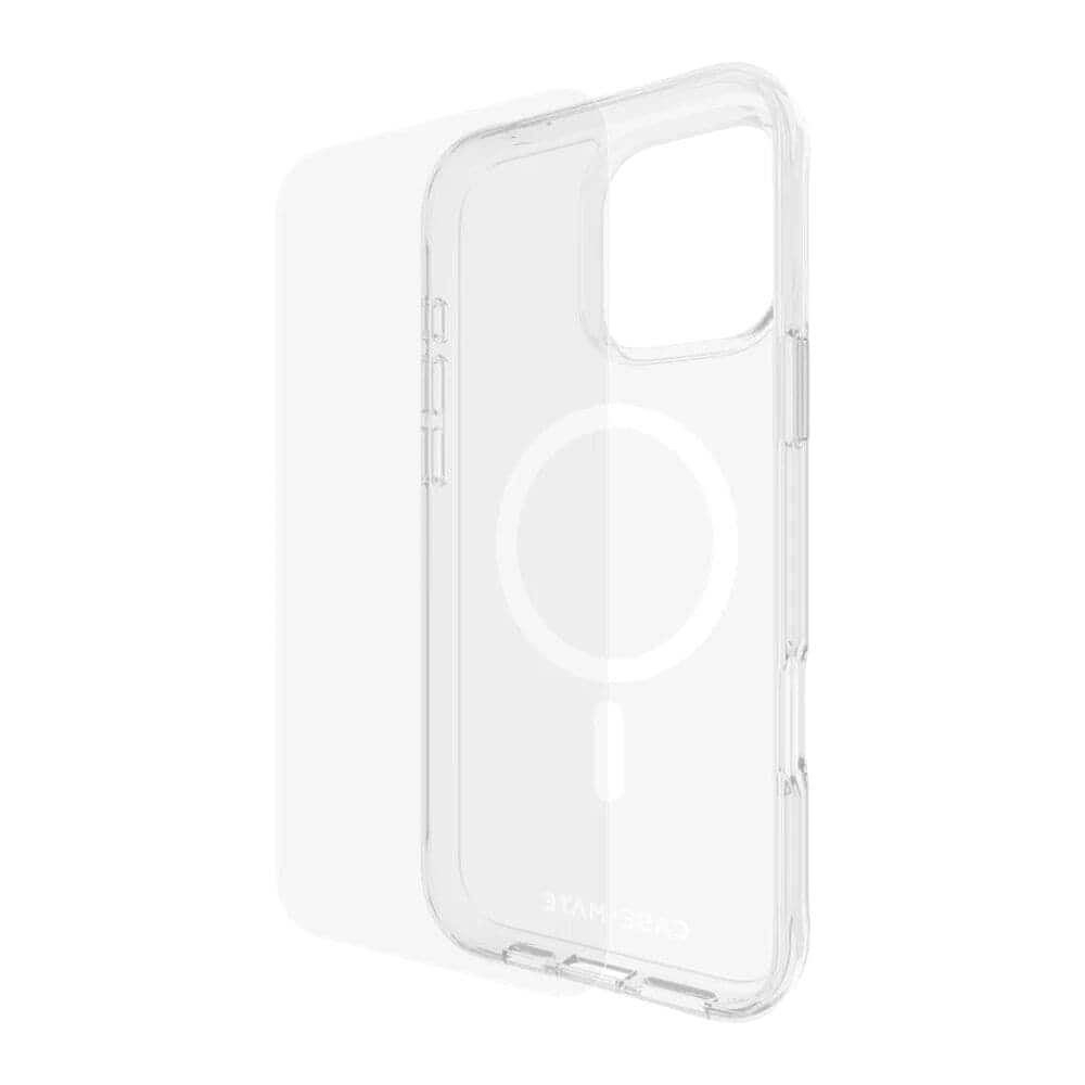 Case-Mate - Case Mate Tough case and Screen Protector iPhone 16 Pro Max - Clear
