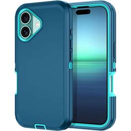 Entronix - iPhone 16 Plus Case - Ultimate Triple-Layer Heavy Duty Protection - Teal
