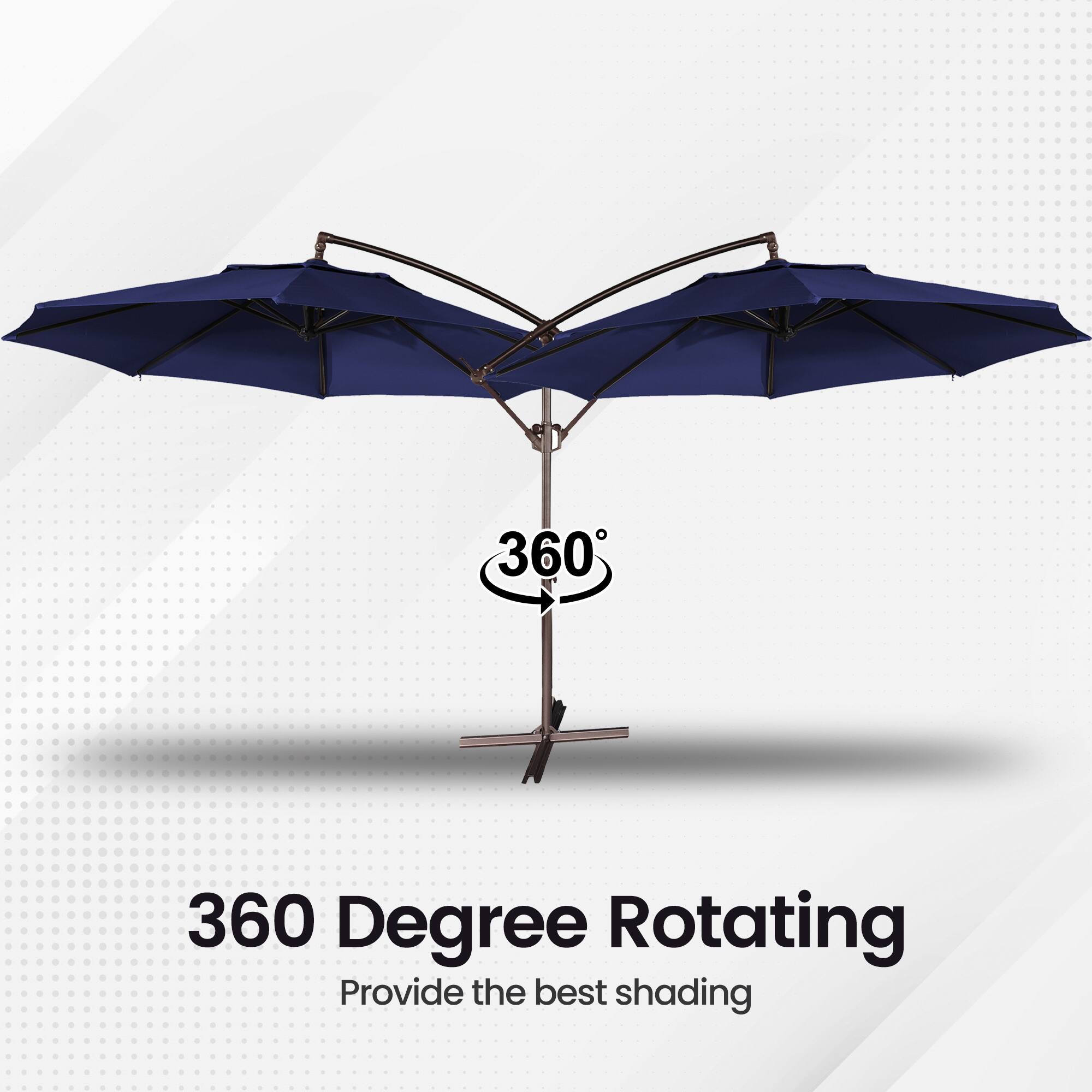 360 Degree Rotating  
Provide the best shading