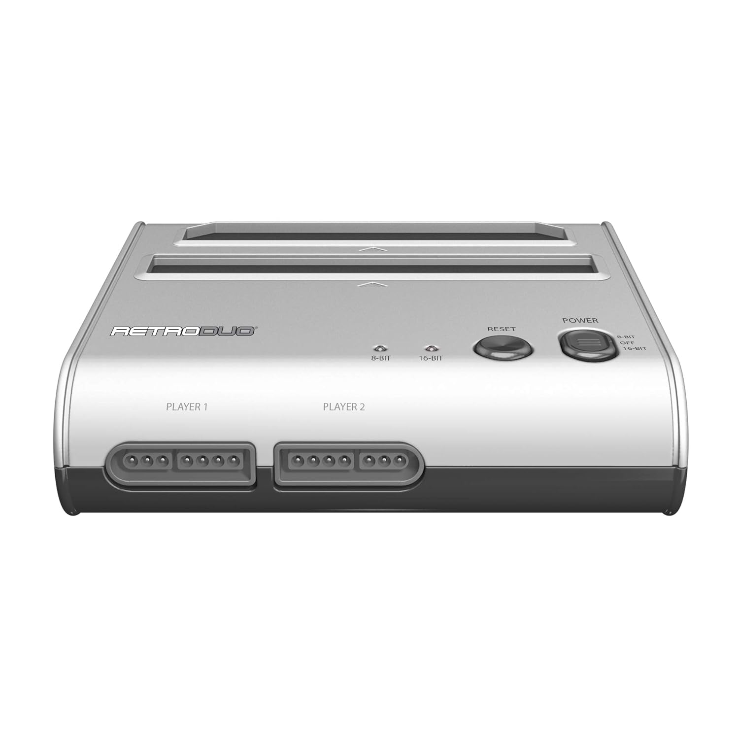 RetroDuo Dual 2 in 1 Retro Console for SNES & NES Games /Black