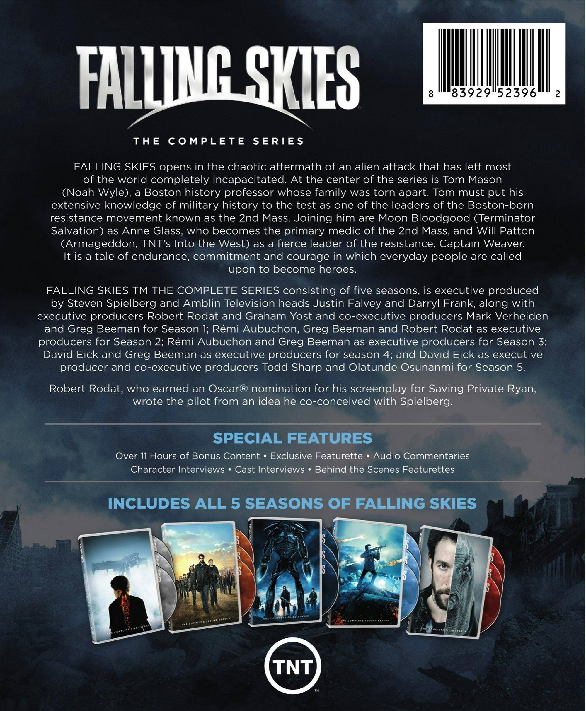 Back. Falling Skies: The Complete Series Box Set [DVD].