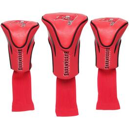 Team Golf - Tampa Bay Buccaneers 3-Pack Contour Golf Club Head Covers - Multicolor