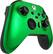 Left. Custom Controllerzz - Custom Wireless Controller for Xbox Series X|S, Xbox One, & PC - Green Chrome.