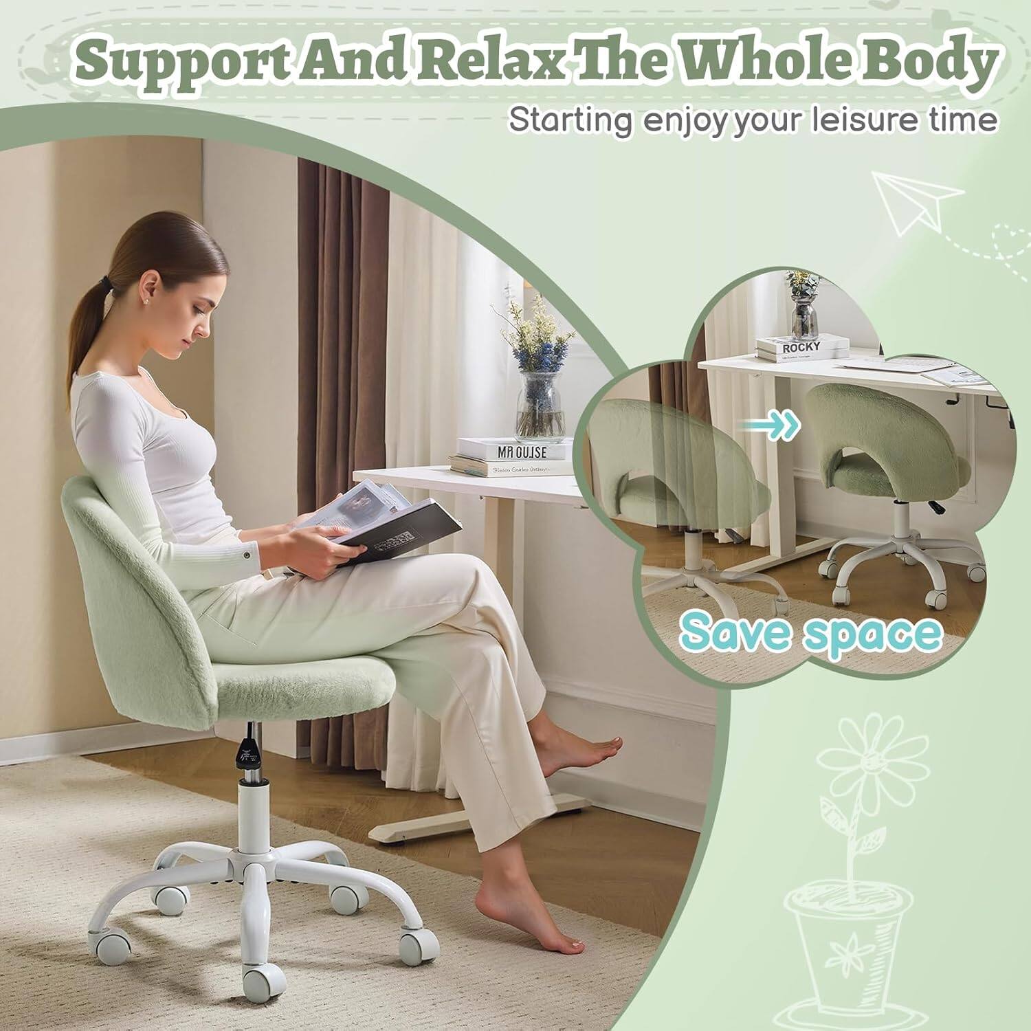 Support And Relax The Whole Body  
Starting enjoy your leisure time  

ROCKY OUISE - Save space