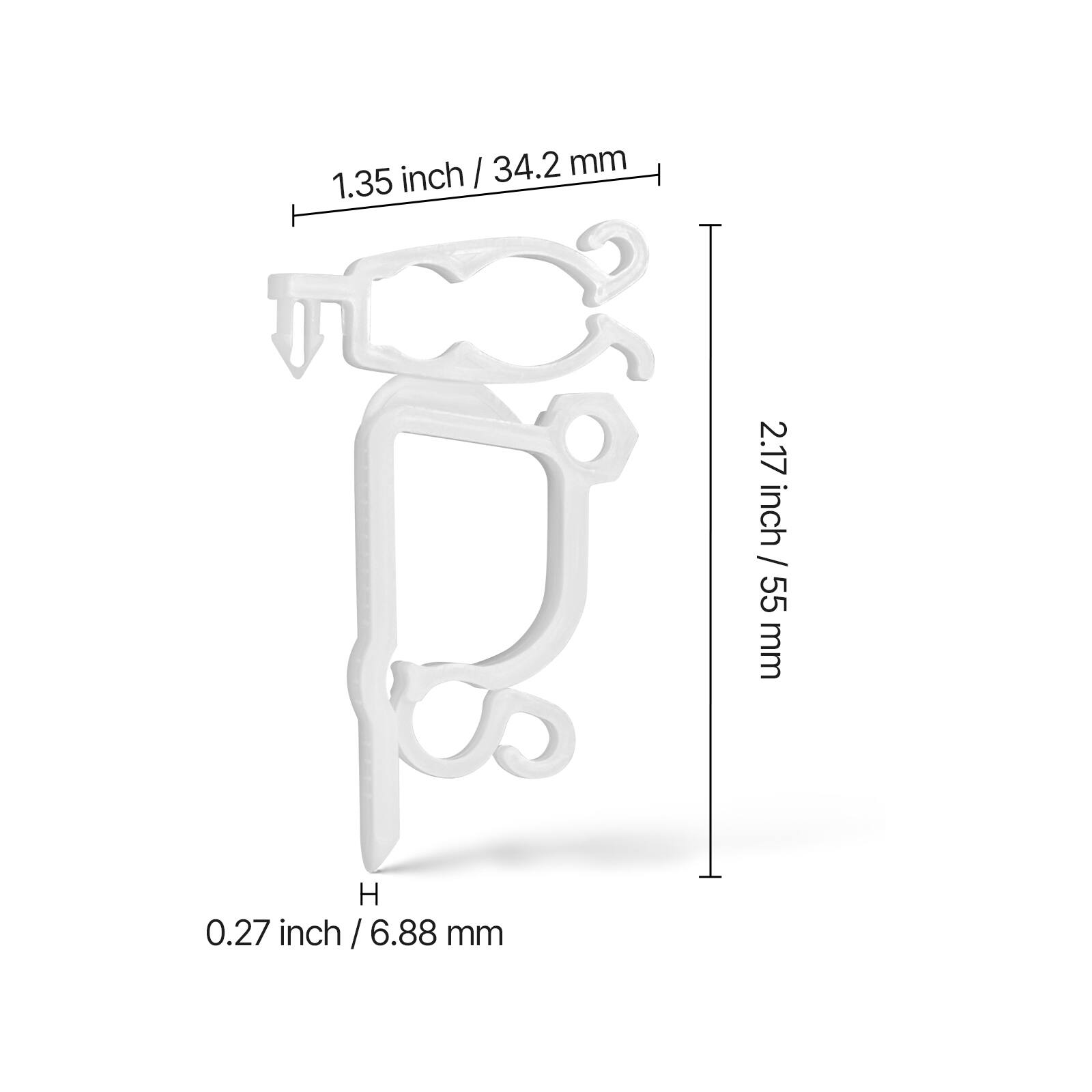 1.35 inch / 34.2 mm  
2.17 inch / 55 mm  
H 0.27 inch / 6.88 mm