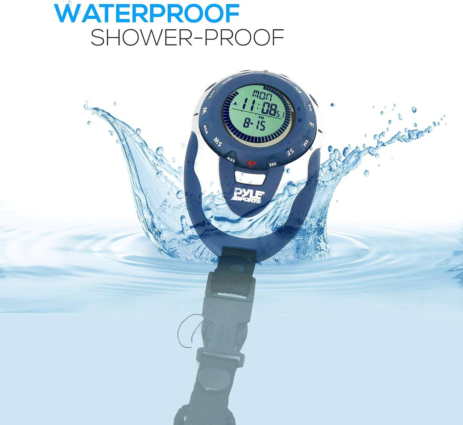 WATERPROOF SHOWER-PROOF

MON 11:08s

8-15

PYLE ESPORTS
