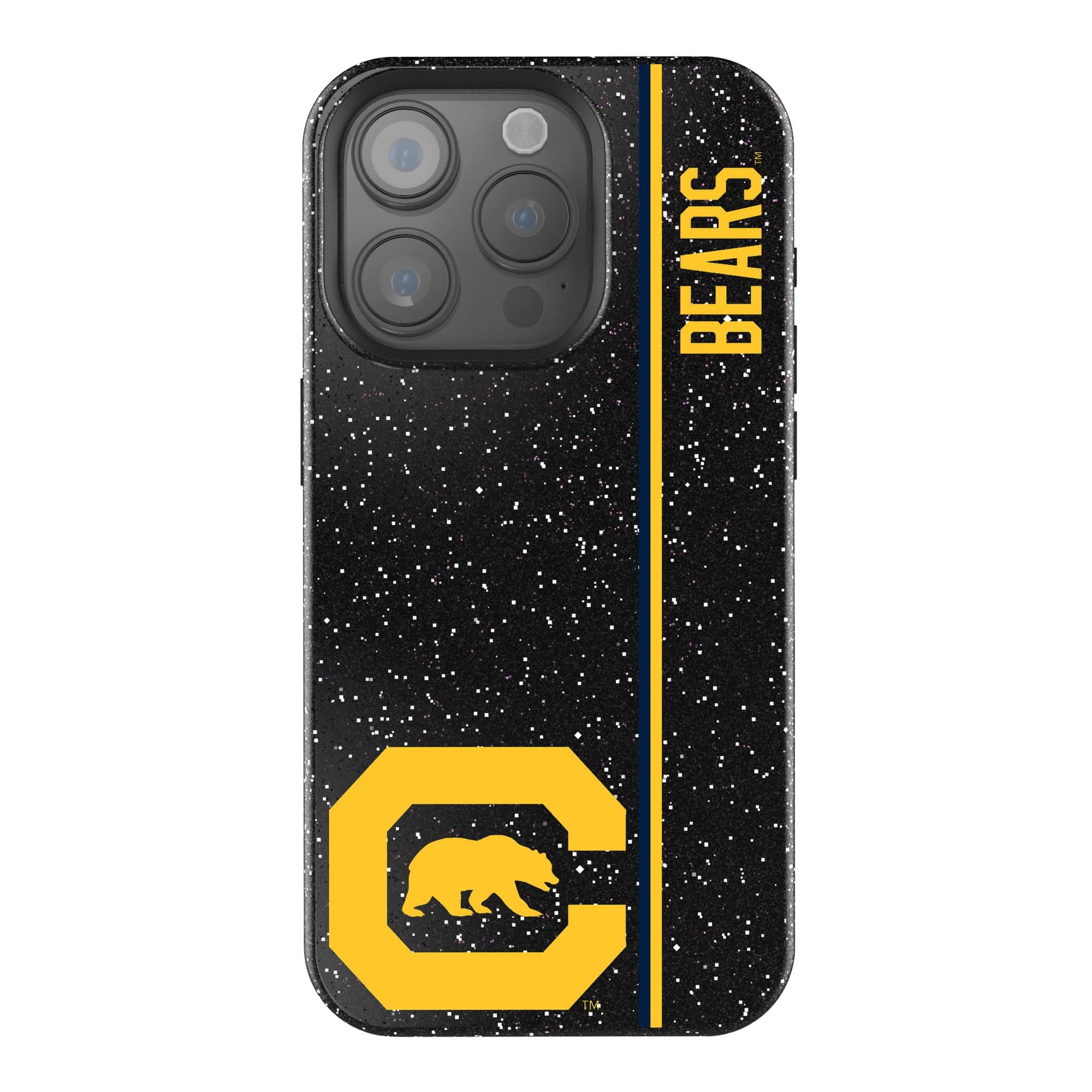 Keyscaper - NCAA - Cal Bears iPhone Bling Case - 14 Pro Max - Black
