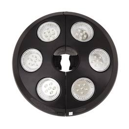 Mondawe - 8" Round Umbrella Light 36 LED Lights - Black
