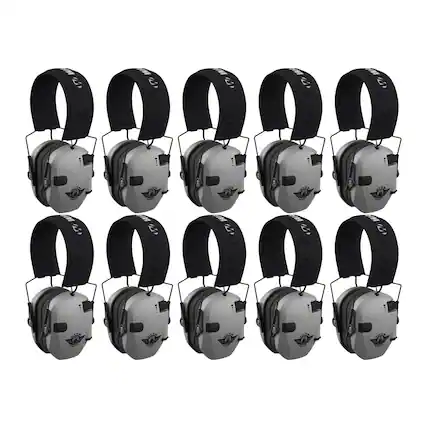 Front. Walkers - Walkers Razor Electric Slim (Talk to Me Goose Grey) Earmuffs 10-Pack - Gray.