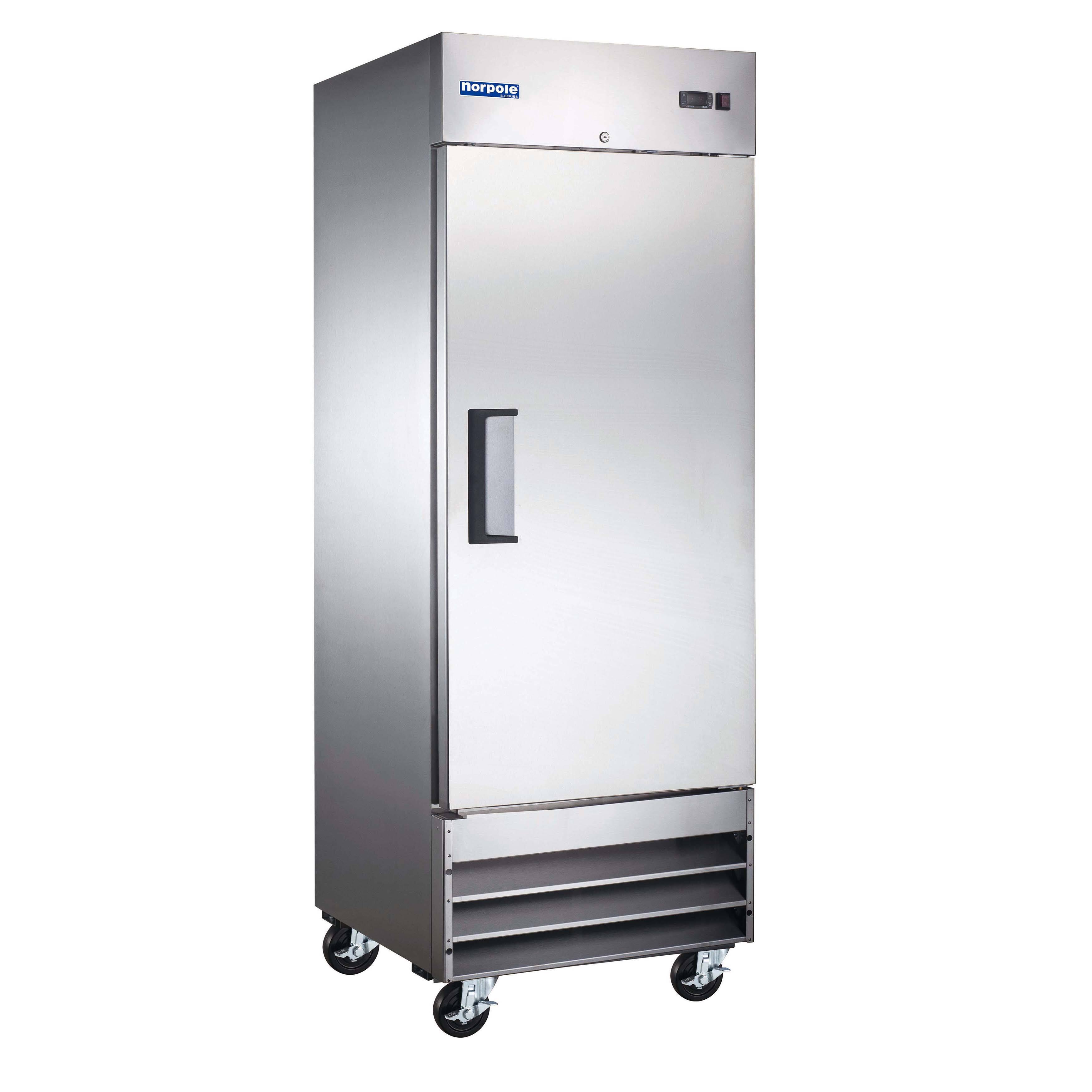 Alt View 4. Magic Chef - Commercial 27 in. 23 cu. ft. Single Door Refrigerator in Stainless Steel - Stainless Steel.