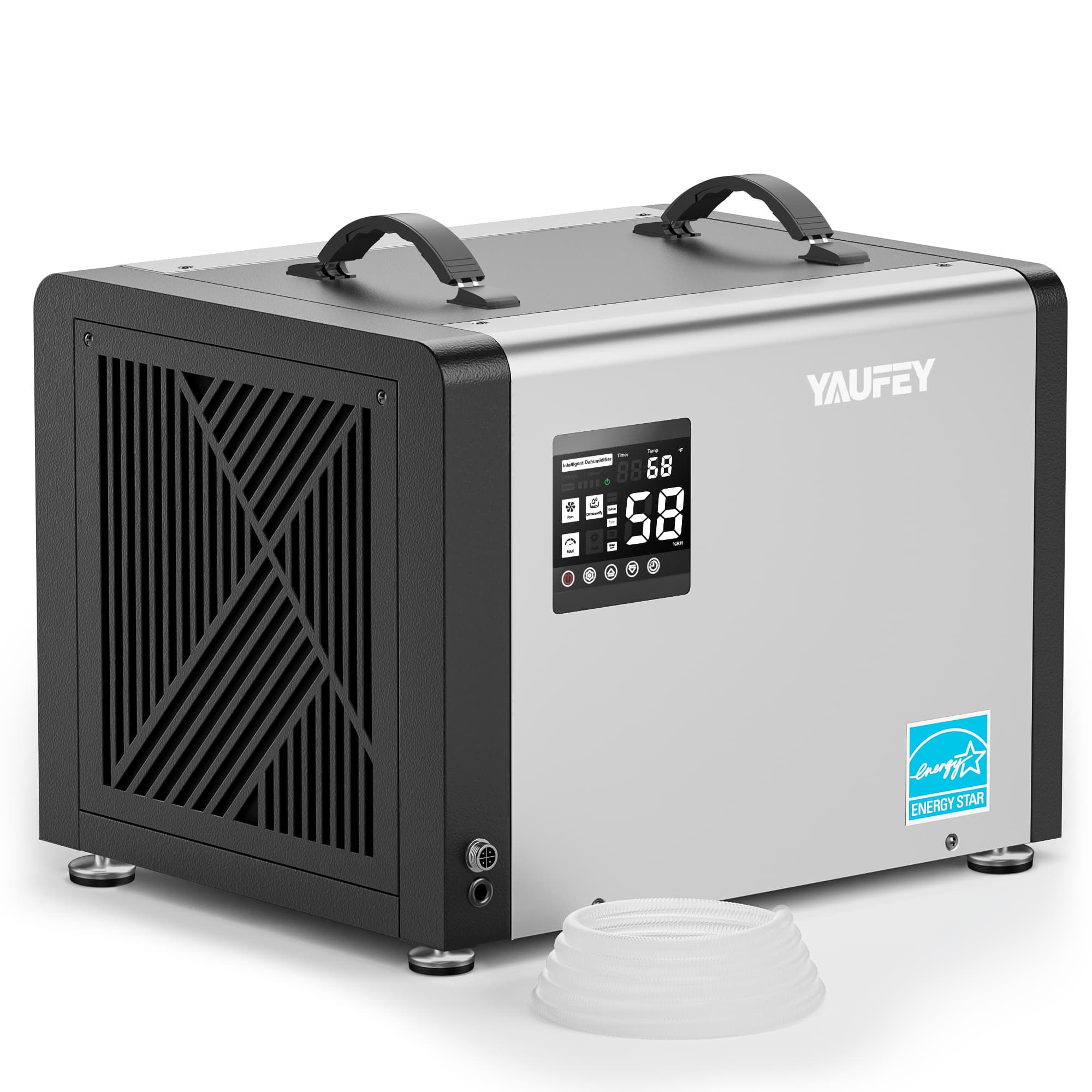Yaufey - 70 Pints Commercial Dehumidifier up to 5,000 Sq. Ft. with Built-in Pump for Crawl space - Iron price history on PriceWatchPro