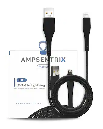 AMPSENTRIX
Matrix
3 ft USB-A to Lightning
Fast charging / high-speed data transfer
www.ampsentrix.com