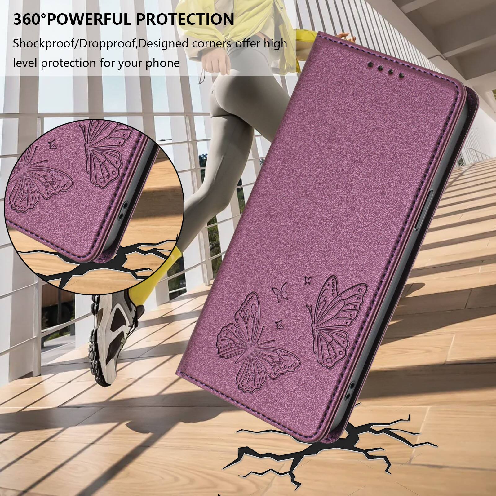 360° POWERFUL PROTECTION  
Shockproof/Dropproof, Designed corners offer high level protection for your phone