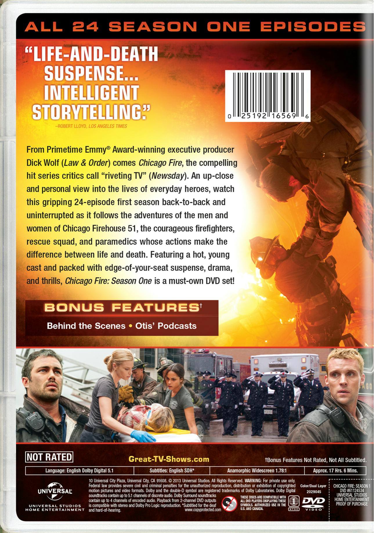 Angle. Chicago Fire: Season One [DVD].