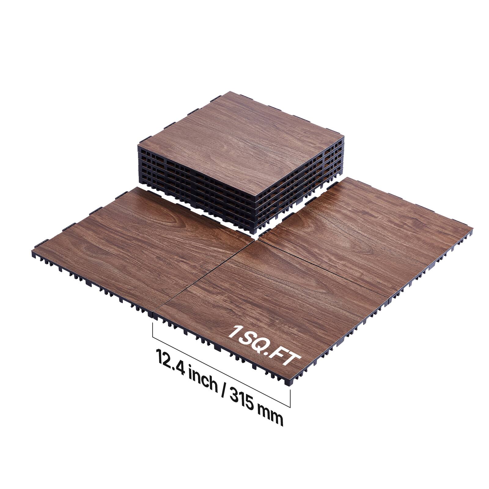 12.4 inch / 315 mm / 1 SQ.FT