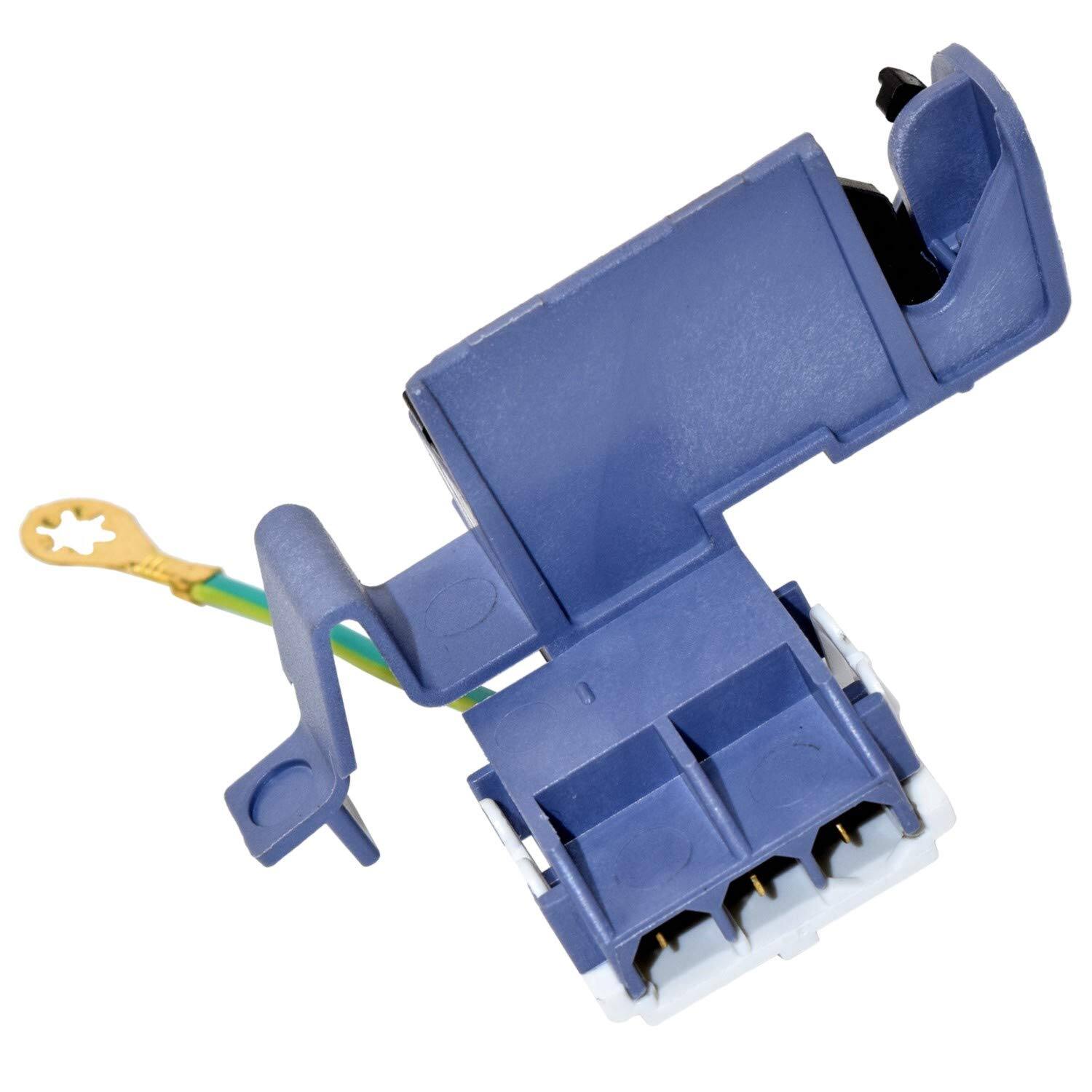 Alt View 3. HQRP - Washer Lid Switch with Harness Replacement for Whirlpool 8318084, Admiral ATW4475 Series, LSW9700 Top-Load.