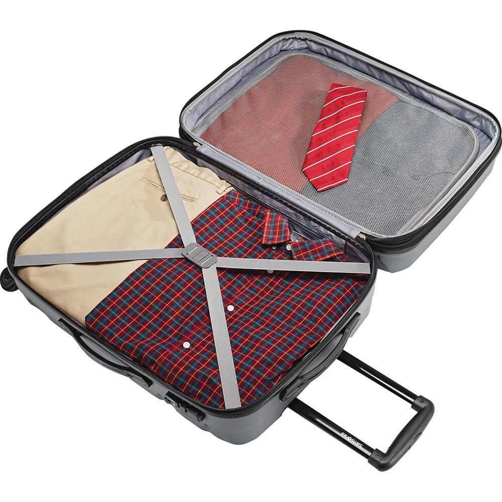 Alt View 4. Samsonite - Omni Hardside Luggage 20" Spinner 68308-1174 - Charcoal.