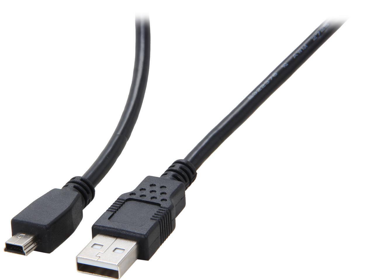 Front. Cables to Go - C2G 27329 USB 2.0 A Male to Mini-B Male Cable (3.3 Ft, 1 M) for Cameras.