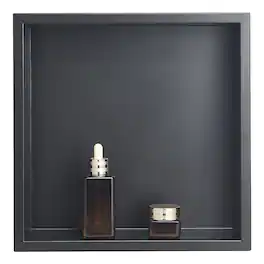 VEVOR - Shower Niche, 13 x 13 x 4 inch Recessed Wall Niche, Heavy-duty Stainless Steel Modern Soap & Shampoo Storage Organizer - Black