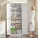 Alt View 7. Homcom - Kitchen Cabinet, Pantry Storage Cabinet with Doors and Shelves, Freestanding Food Pantry Cabinet - White Wood Grain.