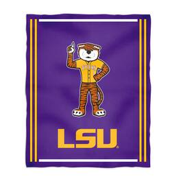 Vive La Fete - LSU Tigers 36'' x 48'' Big Mascot Blanket - Purple