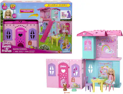 Barbie Toys Pop Up Barbie House Barbie Kelly Pop-Up Playhouse Play