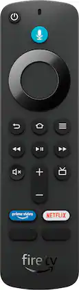 Amazon - Alexa Voice Remote (REMOTE ONLY - requires compatible Fire TV or Fire TV Stick) - Black