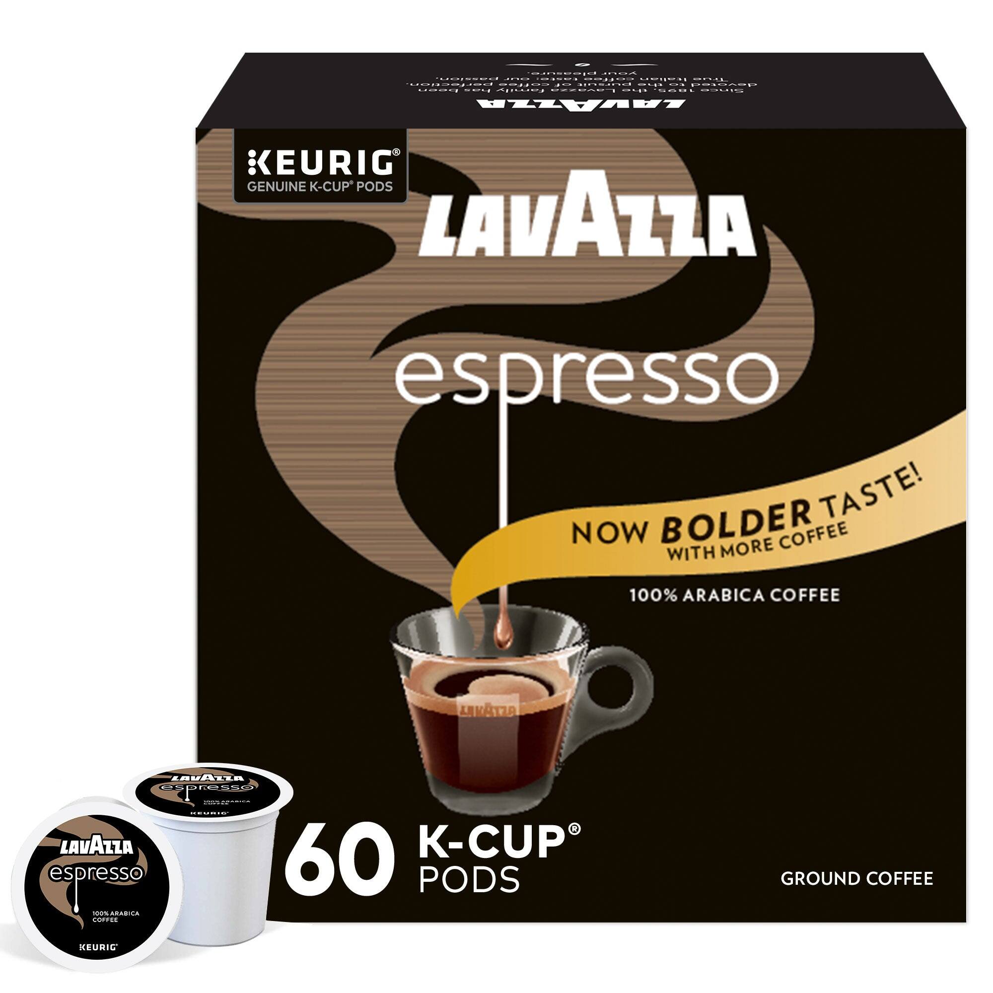Lavazza - Espresso Keurig K-Cup® Pods, Medium Roast, 100% Arabica (60 Pods)
