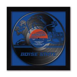 Sporticulture - Boise State Broncos Framed 13" x 13" Vinyl Record Art Print - Blue
