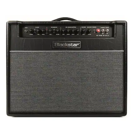 INPUT CLEAN OVERDRIVE EQUALISATION REVERB MASTER POWER STANDY POWER
VOLUME BASS TREBLE GAIN VOLUME BASS TREBLE LEVEL VOLUME
HT CLUB 40 MK III
Blackstar