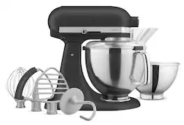 KitchenAid - Artisan Series 5 Quart Tilt-Head Stand Mixer with Premium Accessory - Imperial Black