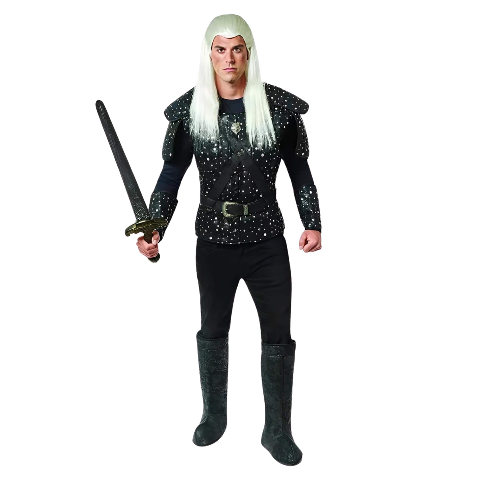 Costume Culture by Franco - Medieval Knight Adult Extra Large Costume - Black