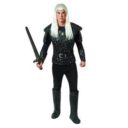 Costume Culture by Franco - Medieval Knight Adult Extra Large Costume - Black
