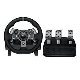 Logitech - G920 Driving Force Racing Wheel and Pedals for Xbox Series X|S, Xbox One, Windows & Mac - Black