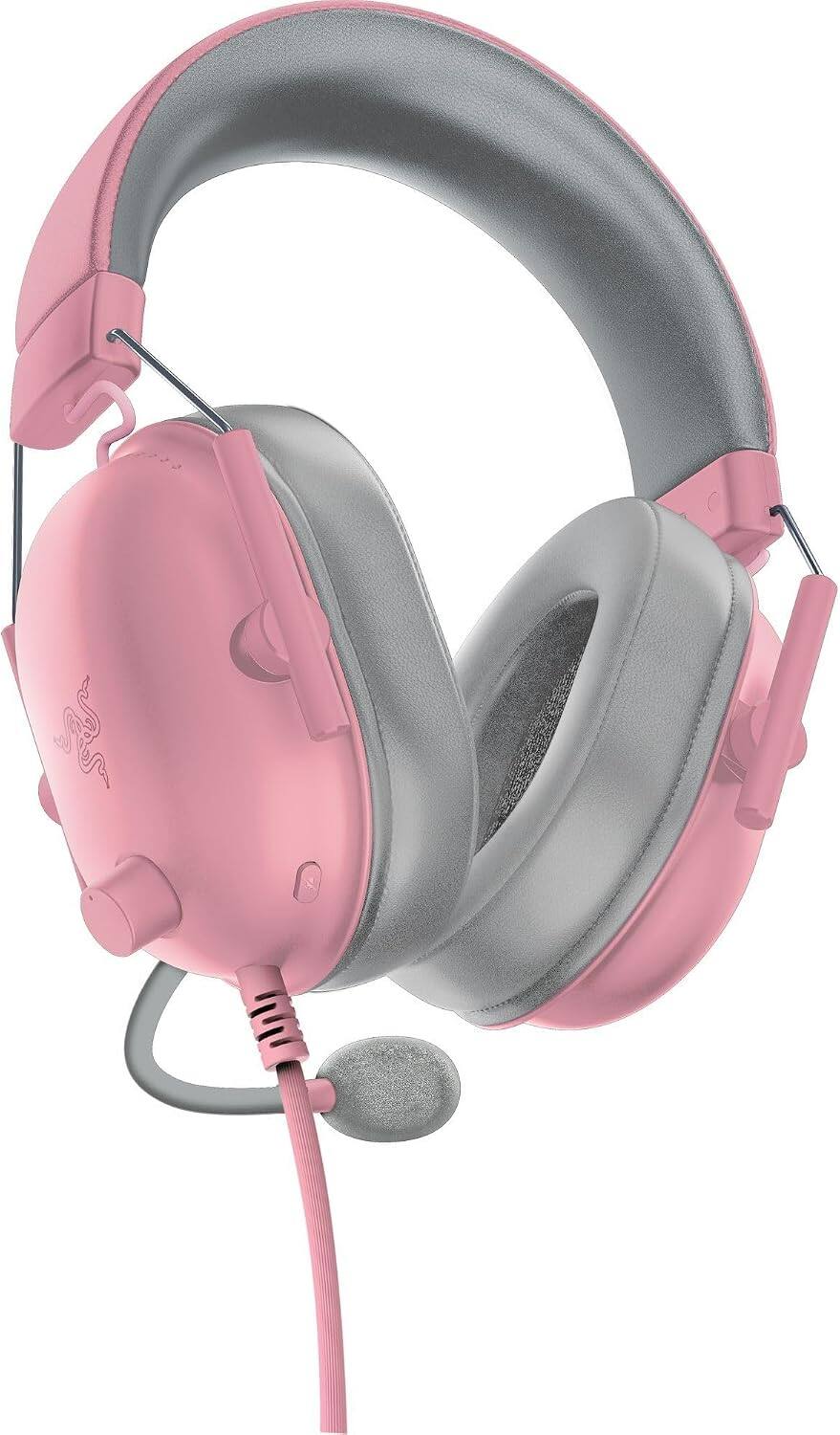 Alt View 6. Razer - BlackShark V2 X Wired Over-the-Ear Gaming Headset for Xbox - Quartz.