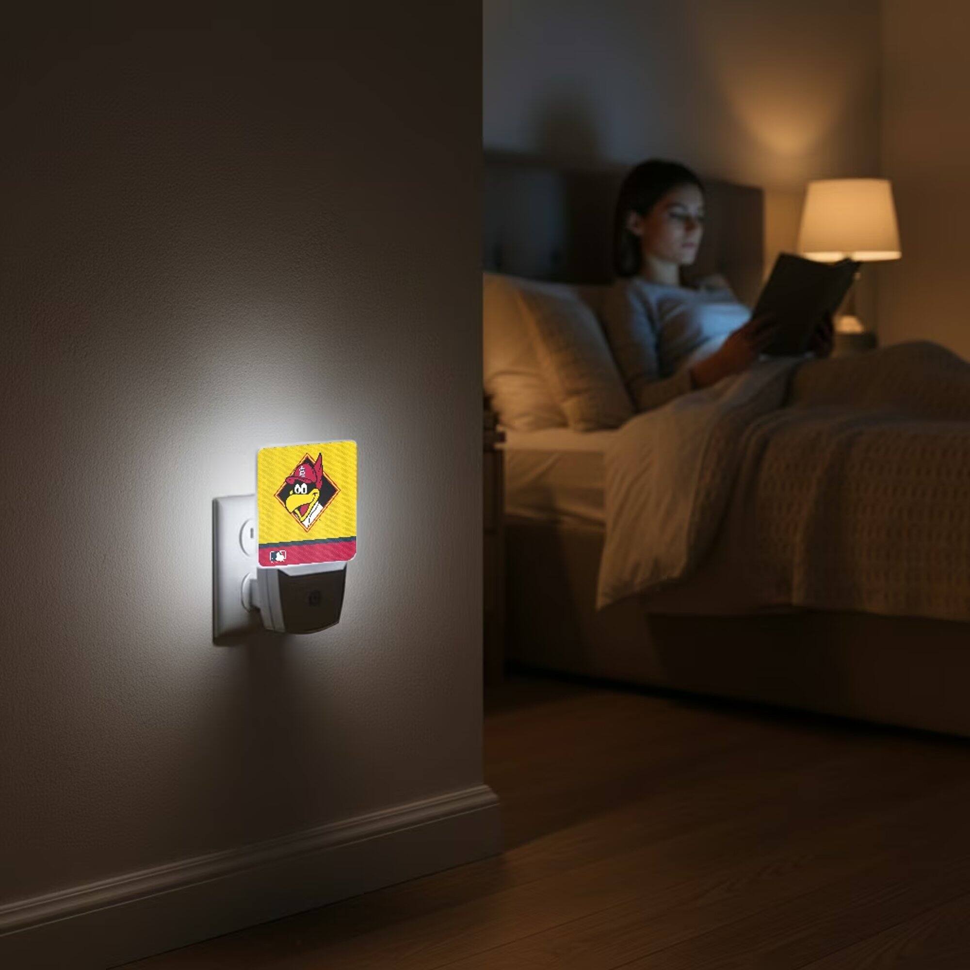 Alt View 3. Keyscaper - Stripe Mascot Nightlight 2-Pack - Multicolor.