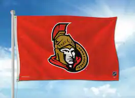 Rico Industries - Ottawa Hockey Senators Indoor / Outdoor 3x5 Banner Flag - Multi