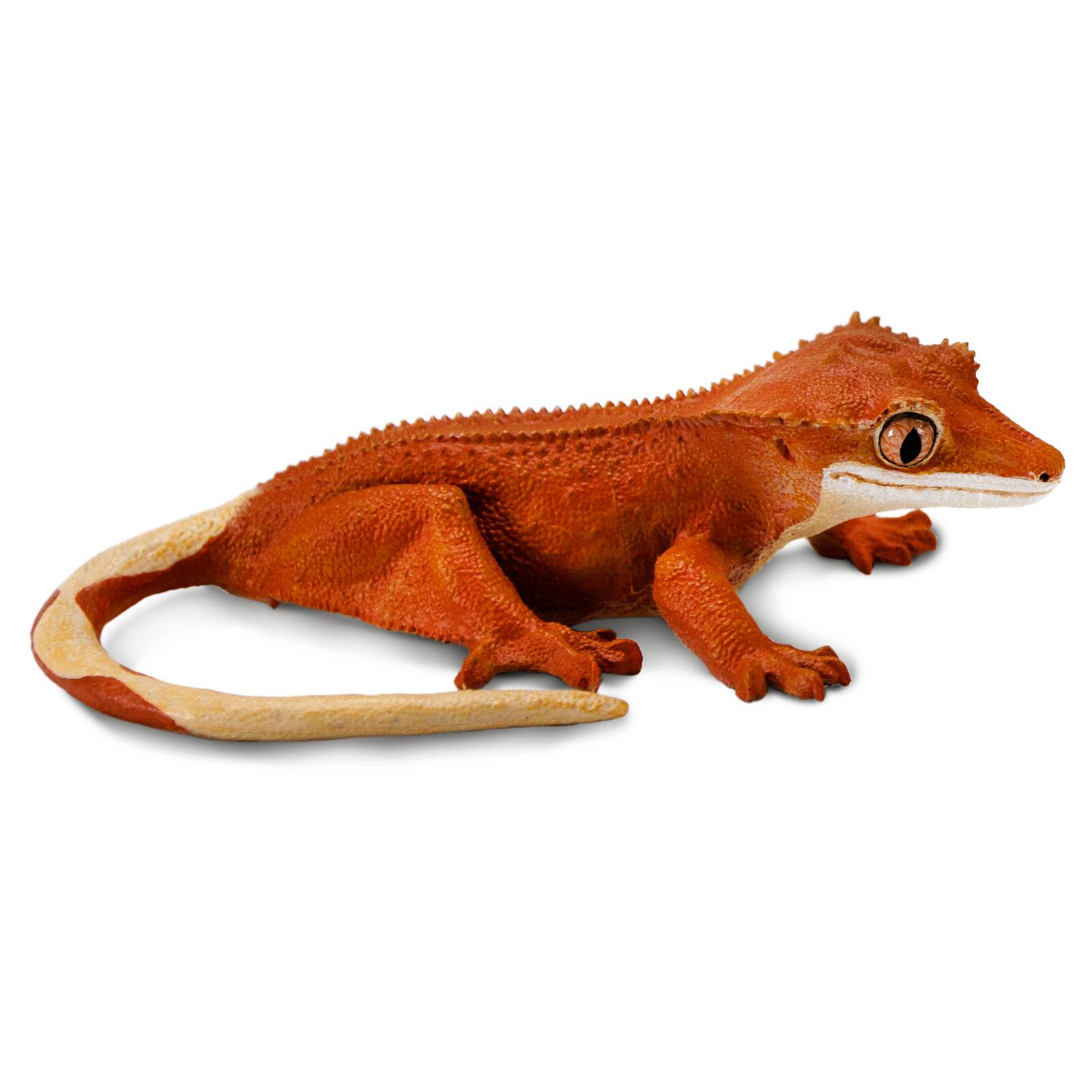 Front. Safari Ltd. - Crested Gecko Toy Figurine.