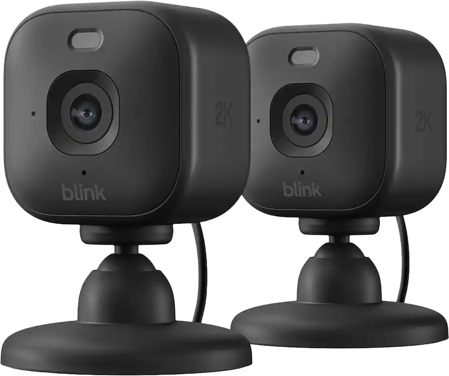Blink Mini 2K+ Compact plug in security camera, 2K video