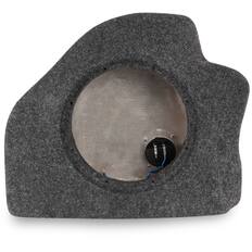 Front. NVX - 2015-2023 Dodge Charger BOOST Box - Custom-Fit Empty Single 10" Sealed Subwoofer Enclosure - Gray.