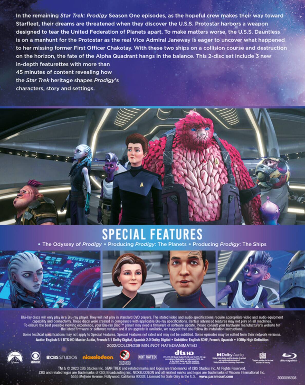 Alt View 1. Star Trek: Prodigy: Season 1: Episodes 11-20   - BLU-RAY.