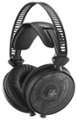Front. Audio-Technica - ATH-R70x Wired Open-Back Reference Headphones - Black.