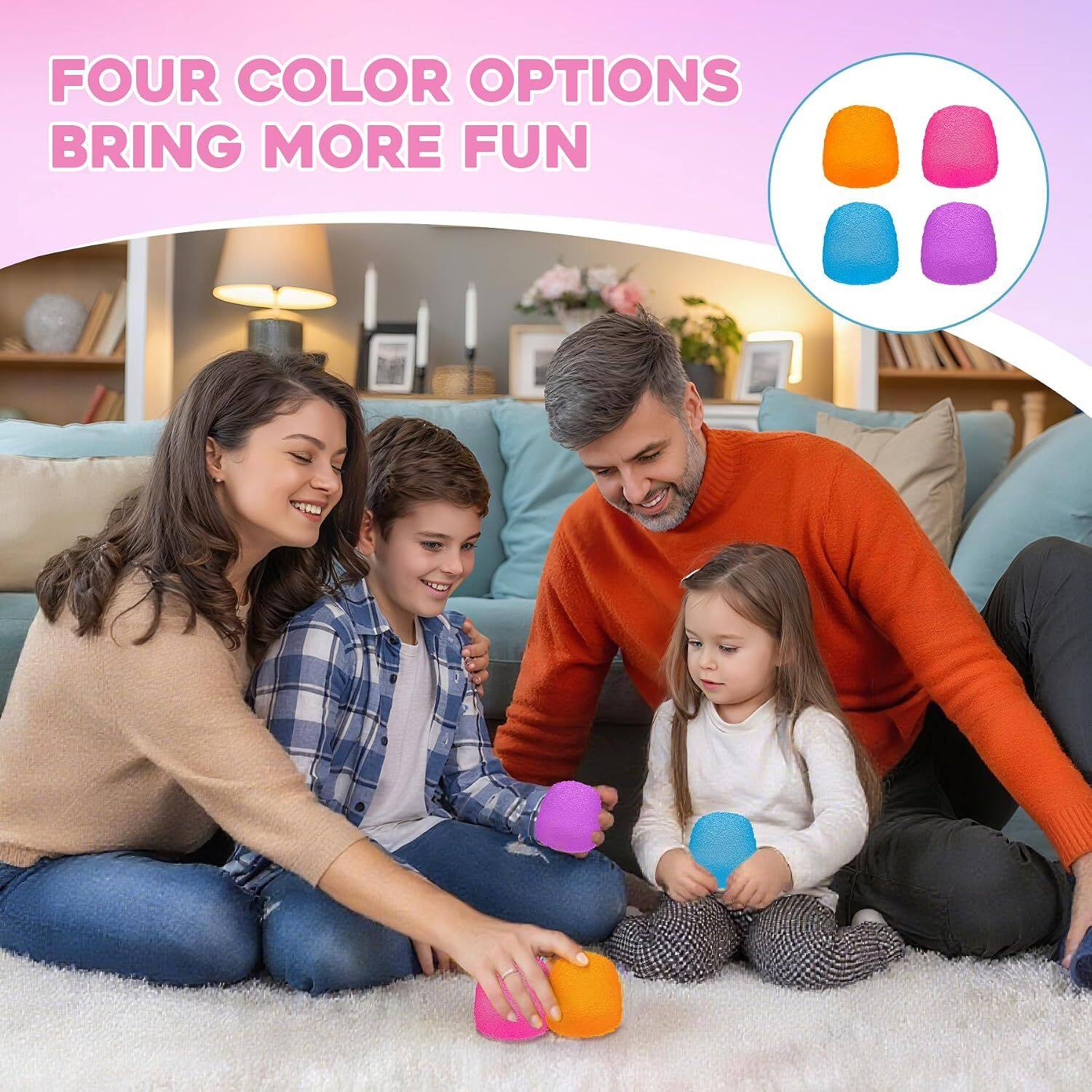FOUR COLOR OPTIONS BRING MORE FUN