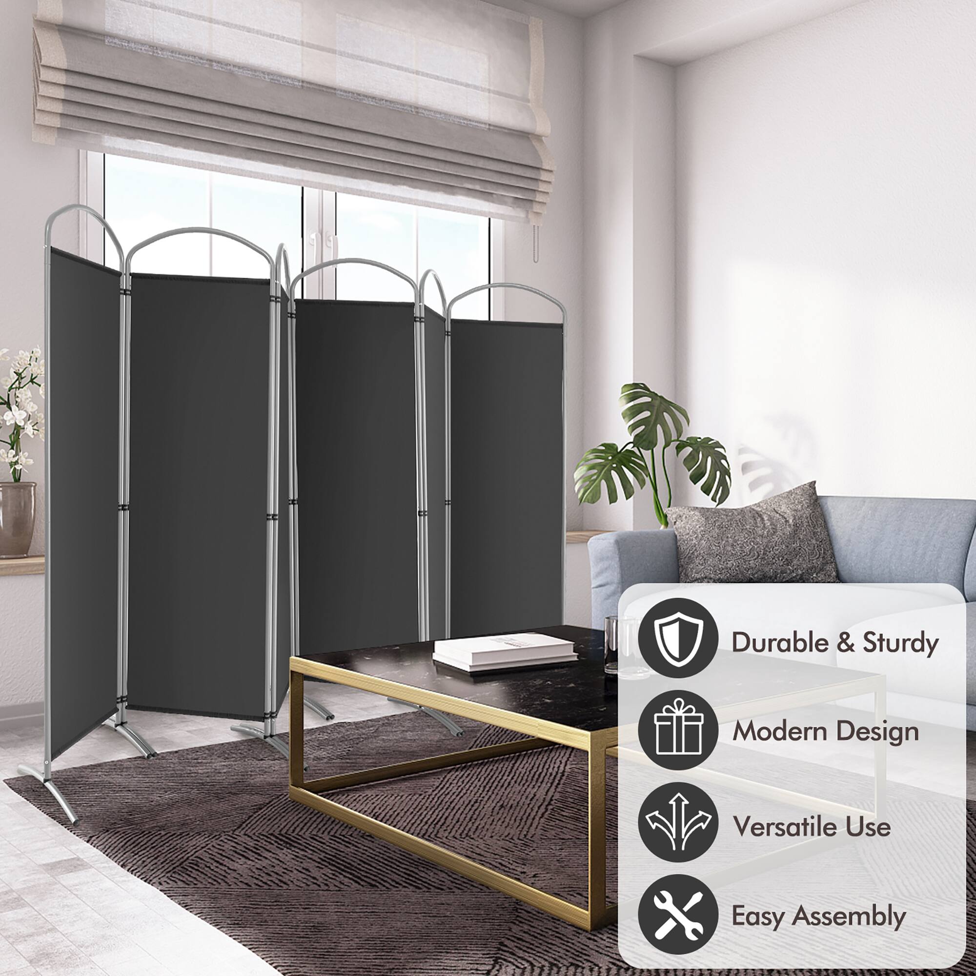 Durable & Sturdy  
Modern Design  
Versatile Use  
Easy Assembly