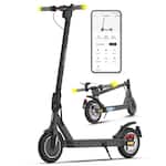 5th Wheel - V30PRO Foldable Electric Scooter w/ 20 mi Max Operating Range & 18 mph Max Speed - Black